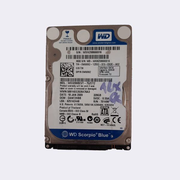 WESTERN DIGITAL WD3200BEVT 320GB