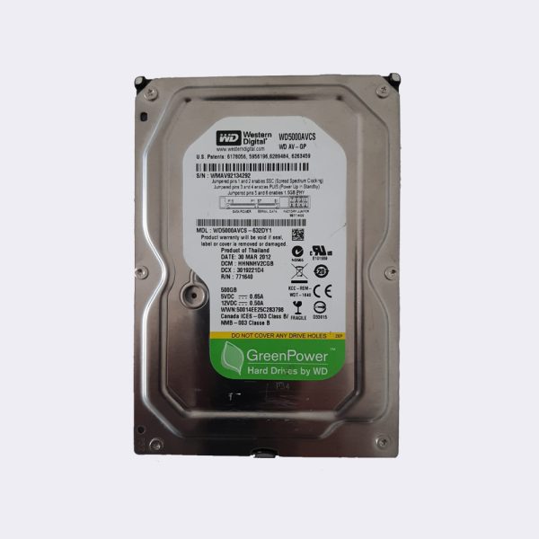 WESTERN DIGITAL WD5000AVCS 500GB