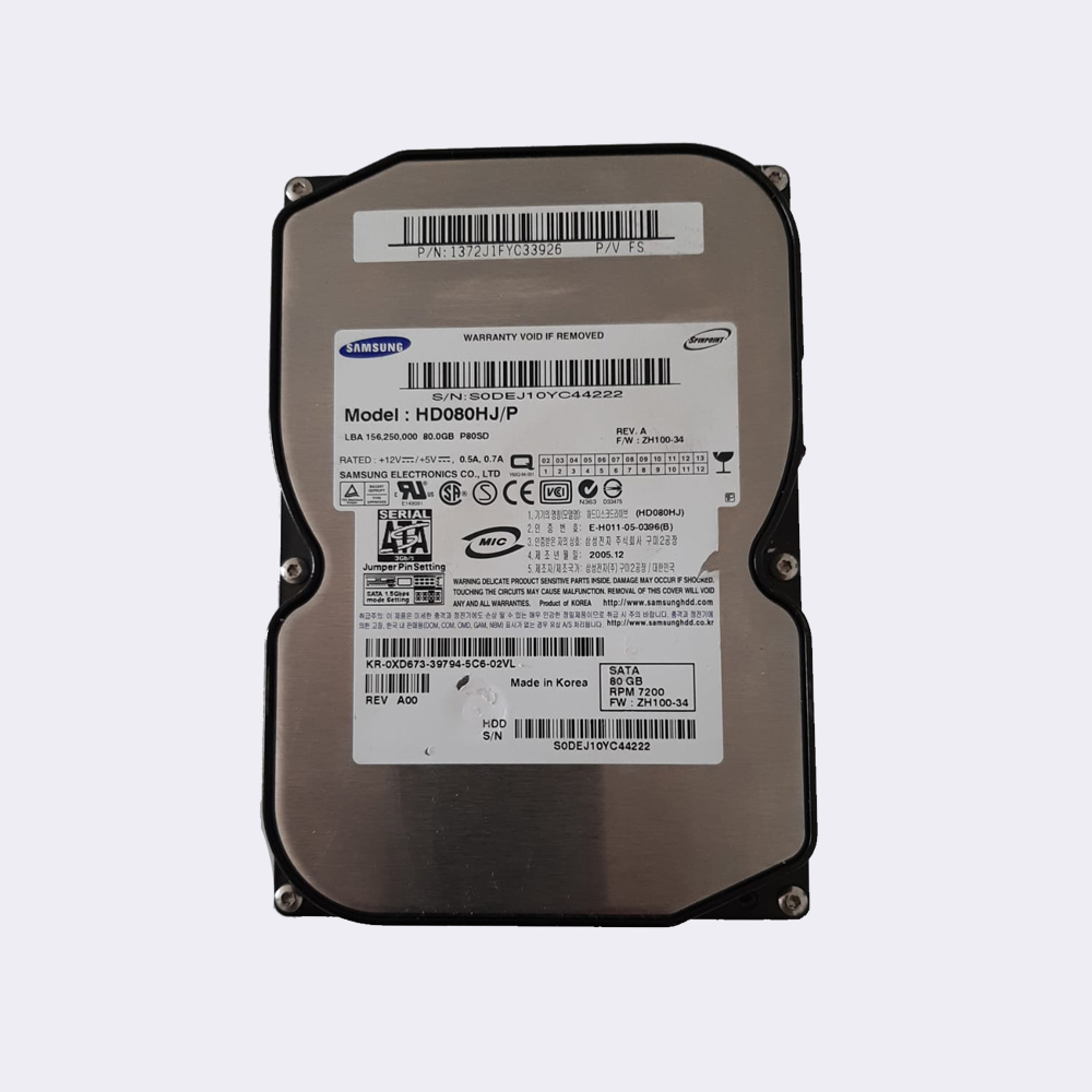 SAMSUNG HD08HJ/P 80GB