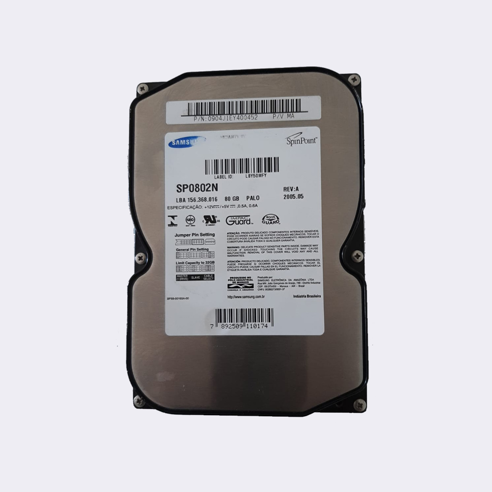 SAMSUNG SP0802N 80GB