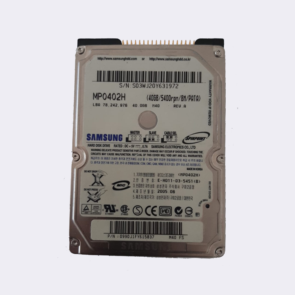 SAMSUNG MP0402H 40GB