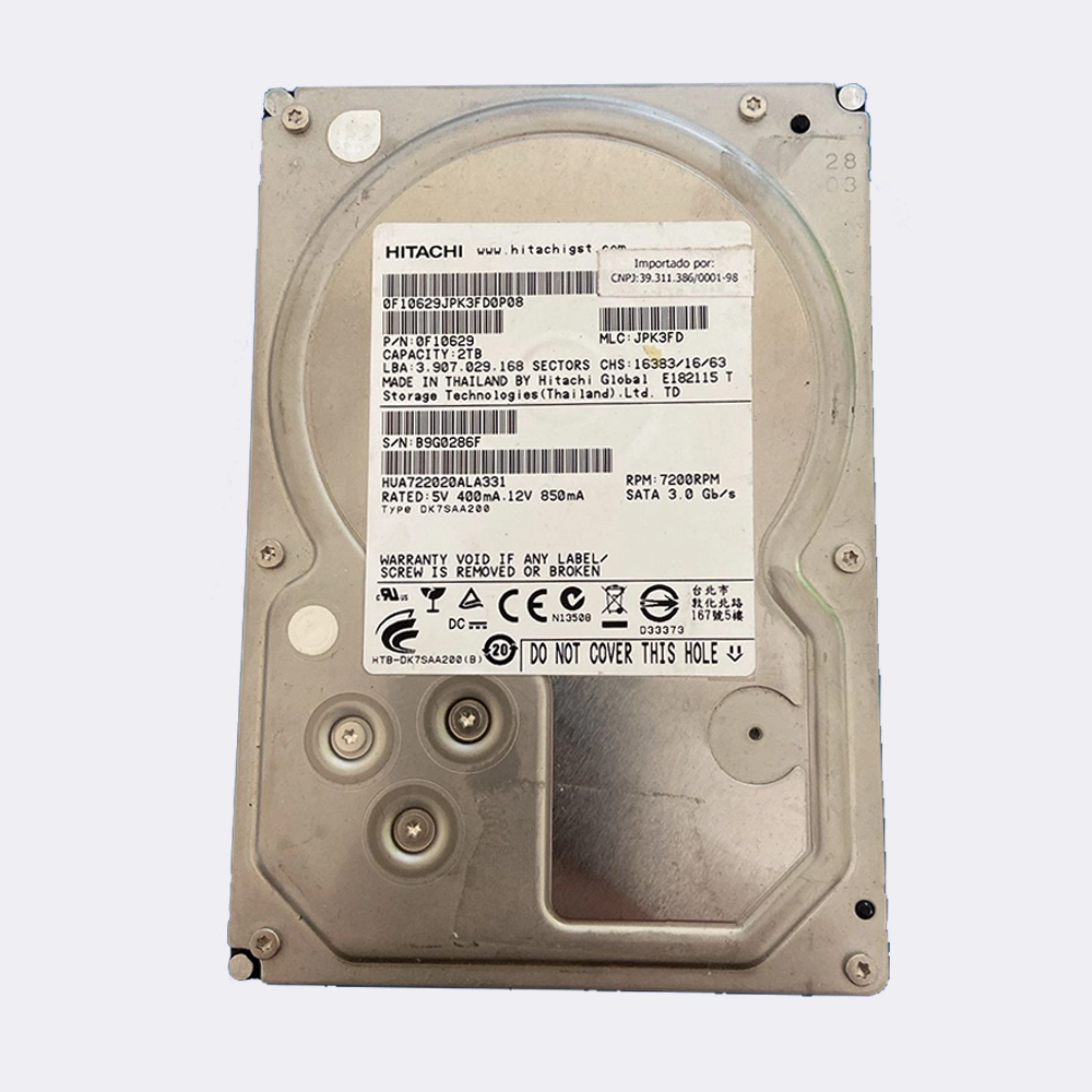 HITACHI HUA722020ALA331 2TB – HD Donor