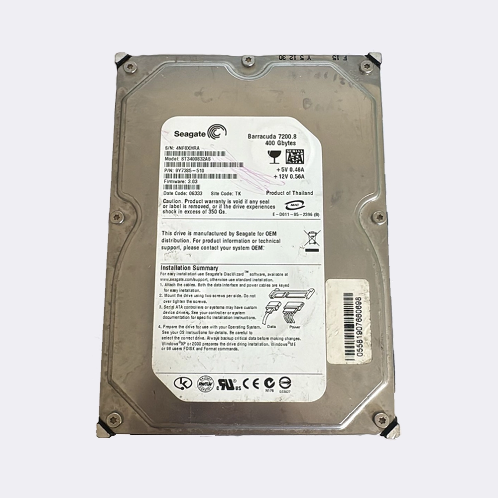 HD Seagate ST3400832AS - 400GB