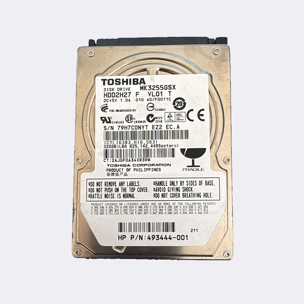 TOSHIBA MK3255GSX 320GB – HD Donor